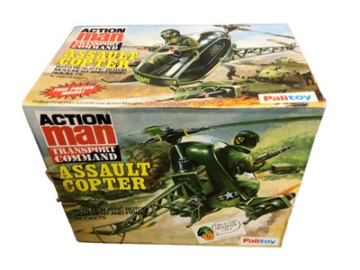 Lot 73 - Palitoy Action Man Assault Copter, box sellotaped No.34752 (1)