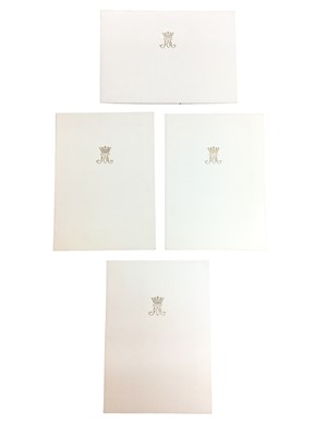 Lot 84 - H.R.H. Princess Mary The Princess Royal and Countess of Harewood, four signed and inscribed 1950s and 60s Christmas cards all containing signed portrait photographs (4)