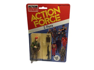 Lot 79 - Palitoy Series 1 Action Man Action Force 2 Para, on punched card with blister pack B1531 (1)