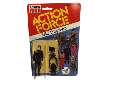 Lot 80 - Palitoy Series 1 Action Man Action Force SAS Frogman, on punched card with blister pack B1526 (1)