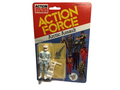 Lot 82 - Palitoy Series 1 Action Man Action Force Artic Assault, on punched card with blister pack (1)