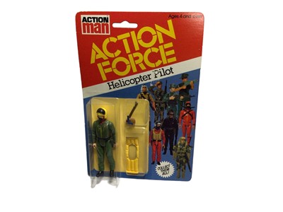 Lot 83 - Palitoy Series 1 Action Man Action Force Helicopter Pilot, on punched card with blister pack B1527 (1)