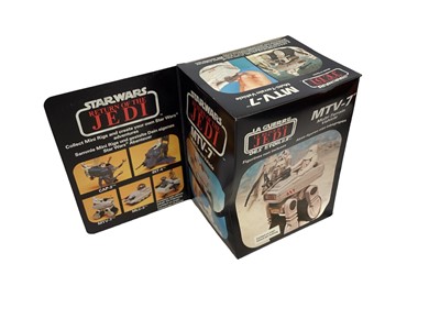 Lot 148 - Micro Meccano Star Wars Bi logo Return of the Jedi MTV-7 Multi-Terrain Vechicle, box sellotaped (2)