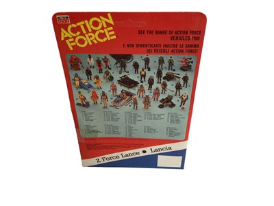 Lot 91 - Palitoy Action Man Action Force Z Force Defence Systems including Dart, Lance & Shaft, all boxed (3)