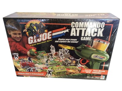 Lot 93 - Hasbro Milton Bradley GI Joe Commando Attack Game, sealed box (1)