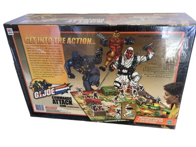 Lot 93 - Hasbro Milton Bradley GI Joe Commando Attack Game, sealed box (1)