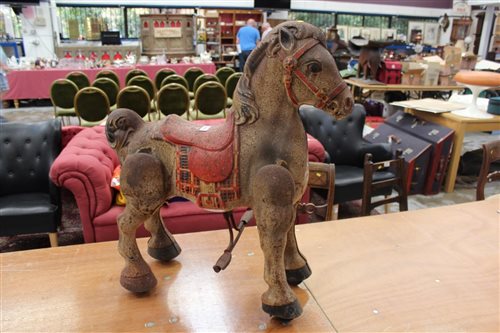 Lot 2829 - Moko tinplate mechanical child's horse