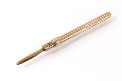 Lot 839 - Morden gold toothpick