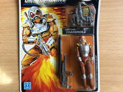 Lot 211 - Hasbro c1989 GI Joe The Action Force Charbroil 3 3/4" action figure, on punched card with blister pack No.6518 (1)