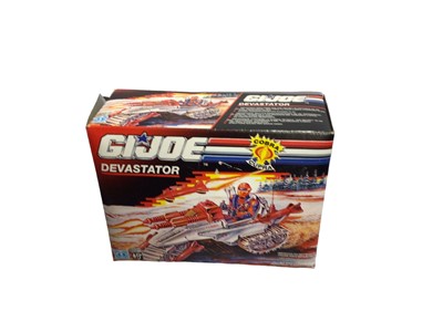 Lot 216 - Hasbro Cobra c1990 GI Joe Devastator model kit (constructed turret gun connector broken) boxed with damage to artwork No.6633 (1)