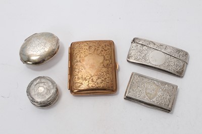 Lot 425 - Victorian and later silver