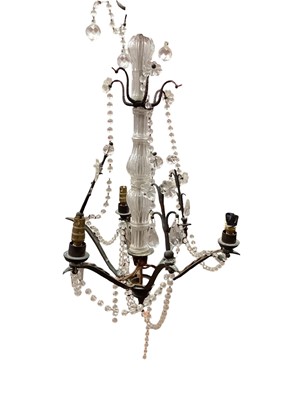 Lot 1598 - Pair of chandeliers