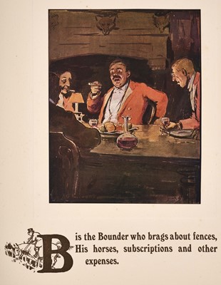 Lot 1190 - One volume: Armour (George Denholm) A Hunting Alphabet, cloth, first edition, published by Country Life, 1929