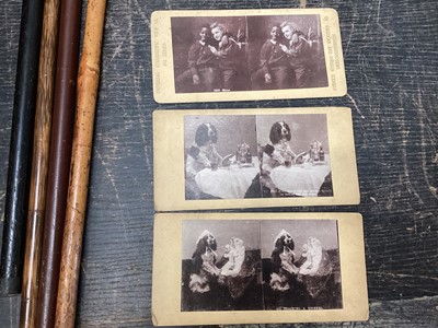 Lot 2437 - Collection of stereo viewing cards and viewer