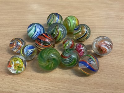 Lot 2420 - Collection of Victorian marbles