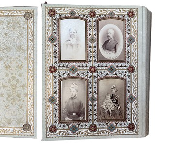 Lot 1413 - Victorian Essex Regiment presentation photograph album