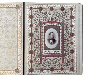 Lot 1413 - Victorian Essex Regiment presentation photograph album