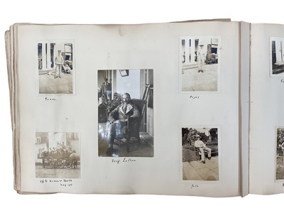 Lot 1415 - First World War period military photograph album including R V Hospital Netley