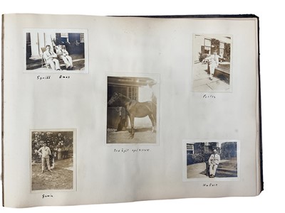 Lot 1415 - First World War period military photograph album including R V Hospital Netley