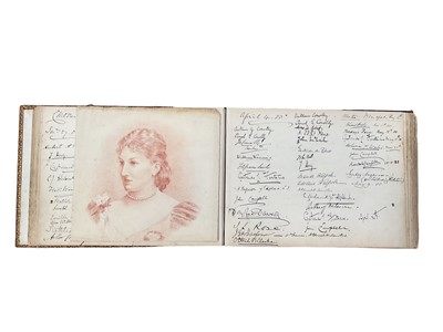 Lot 1426 - Mount Henry House, Killenard, Ireland Victorian guest book