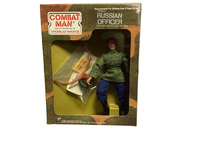 Lot 226 - Lion Rock Limited c1981 Combat Man and his adventures World War II, boxed (No.s 2 & 12 flattened), complete set 36 No.s 8, 13 & 32 missing (33 total)