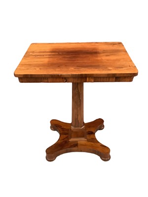 Lot 1600 - Early 19th century rosewood lamp table