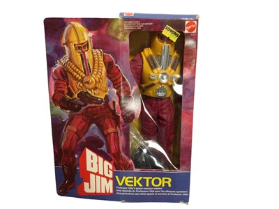 Lot 231 - Mattel (1986-1988) Big Jim 10" Condor Force action figure Vektor Professor Obb's space mission master, opened but glued down window box No.9297 (1)