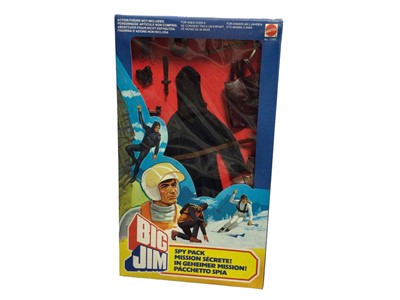 Lot 236 - Mattel c1981 Big Jim Spy Pack Alpine No.5105, c1982 Spy PackGround Crew No.4075 & c1984 Mission Pack Undersea Adventure No.9396, window boxes (3)