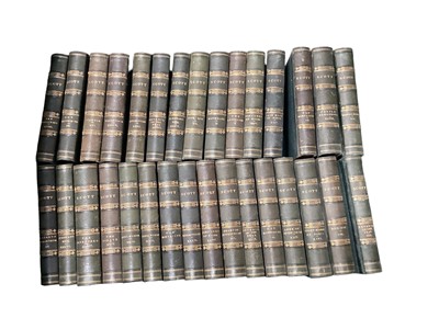 Lot 1025 - Walter Scott - Waverley Novels, 48 volumes, published Cadell, Edinburgh, 1829-33, cloth boards