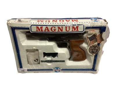 Lot 1955 - Coibel c1986 Magnum die cast 12 shot automatic model hand gun, boxed (1)