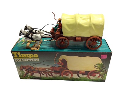 Lot 243 - Timpo Wild West Collection Covered Wagon, boxed No.271 (1)