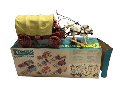 Lot 244 - Timpo Wild West Collection Covered Wagon, boxed No.271 (1)