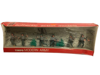 Lot 246 - Timpo Modern Army West Germans, boxed No.7/8 (11)