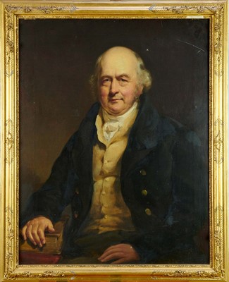 Lot 1332 - Manner of Thomas Lawrence (1769-1830) oil on canvas - Portrait of a Gentleman, Mr Suart, 91cm x 71cm, in gilt frame