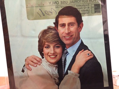 Lot 150 - Collection of six 1980s colour photograph transparencies of Princess Diana and H.R.H.Prince Charles Prince of Wales by Lord Snowdon and Terence Donovan including their engagement