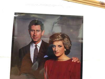 Lot 150 - Collection of six 1980s colour photograph transparencies of Princess Diana and H.R.H.Prince Charles Prince of Wales by Lord Snowdon and Terence Donovan including their engagement