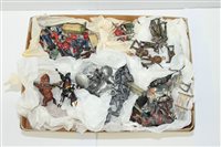 Lot 2797 - Selection of lead figures, military soldiers,...