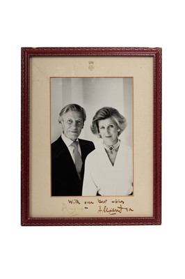 Lot 164 - H.R.H. Princess Alexandra and the Hon. Angus Ogilvy, signed presentation portrait photograph