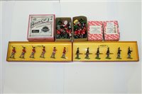 Lot 2805 - Britains selection of boxed lead soldiers -...