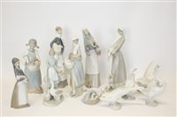 Lot 2142 - Collection of Lladro porcelain items -...