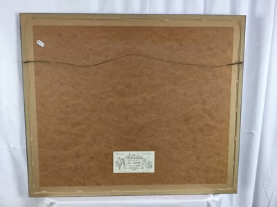 Lot 103 - John Speede hand coloured engraved map of Cumberland, 41cm x 53cm in glazed frame
