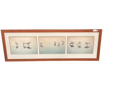 Lot 535 - Triptych of signed limited edition photographs framed as one