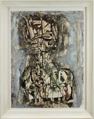 Lot 1102 - Roy Turner Durrant (1925-1998) mixed media on paper - Figure Study, signed and dated '78, numbered lower right, 62cm x 46cm, in glazed frame