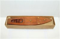 Lot 2811 - B Boats Clocksckwork wooden construction boat -...