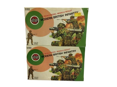 Lot 274 - Airfix 1970's 1:32 Scale Military Series Target Pattern Artwork Modern British Infantry, all sealed boxes (16)