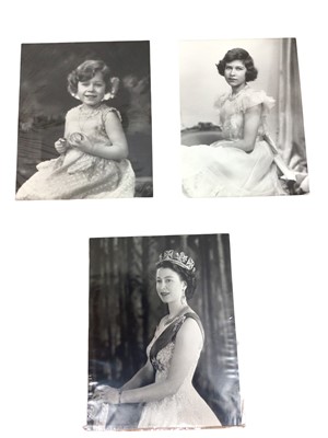 Lot 170 - H.M. Queen Elizabeth II, three portrait photographs