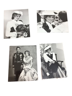 Lot 172 - H.R.H. Princess Diana of Wales, four 1980s portrait photographs of the beautiful Princess. (4)