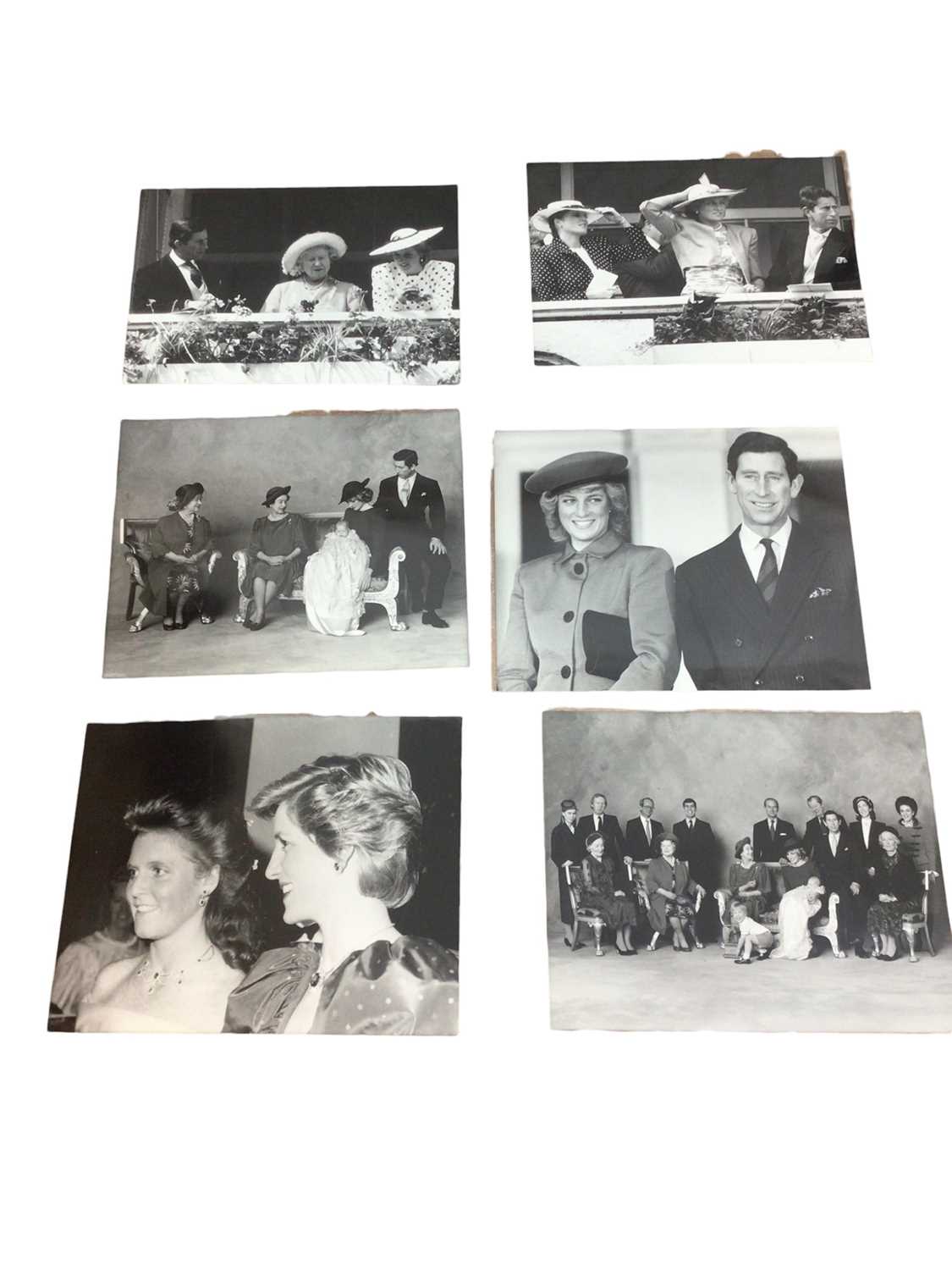 Lot 173 - H.R.H. Diana Princess of Wales and other members of the Royal Family, six 1980s portrait photographs
