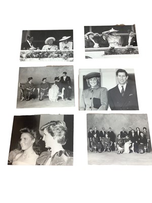 Lot 173 - H.R.H. Diana Princess of Wales and other members of the Royal Family, six 1980s portrait photographs