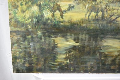 Lot 1461 - *Louise Millar Watt (contemporary) after John Millar Watt, oil on canvas, Breeze, signed, 66 x 82cm